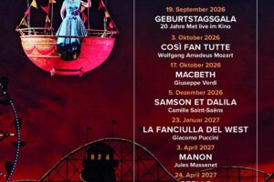 The Metropolitan Opera live im Kino aus New York Saison 2026/2027